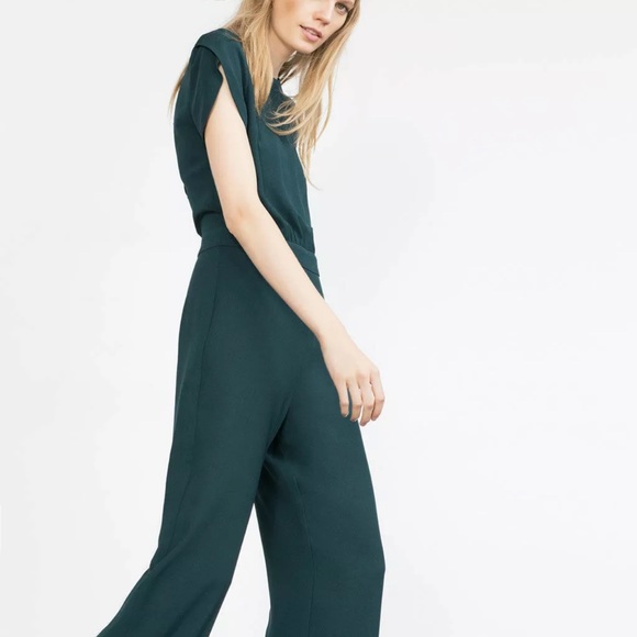 Emerald Dark Green Zara Jumpsuit - Picture 5 of 6
